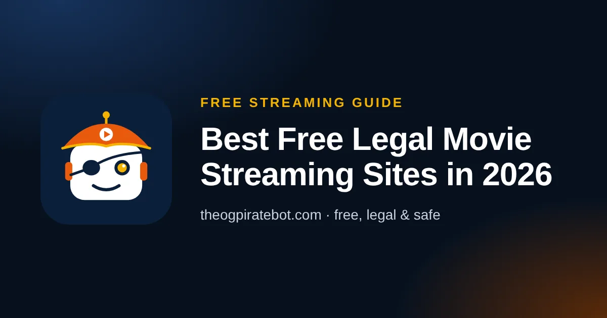 Best free legal movie streaming sites 2026