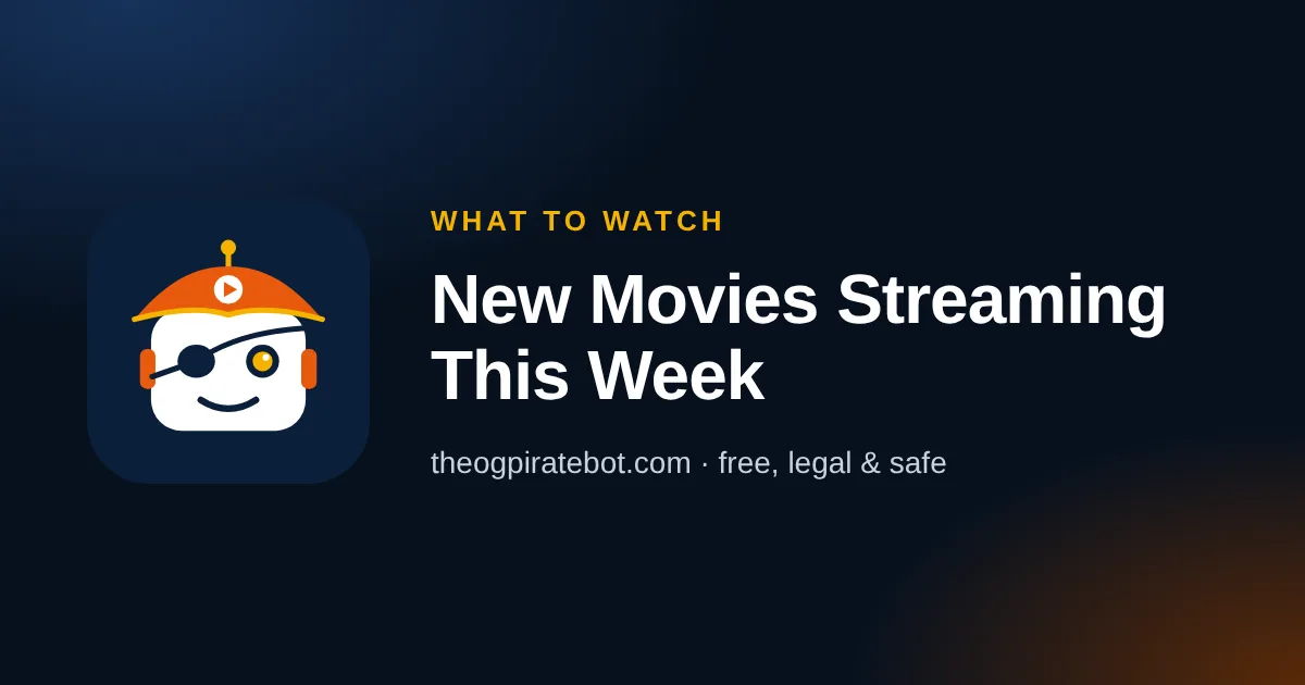 New movies streaming this week