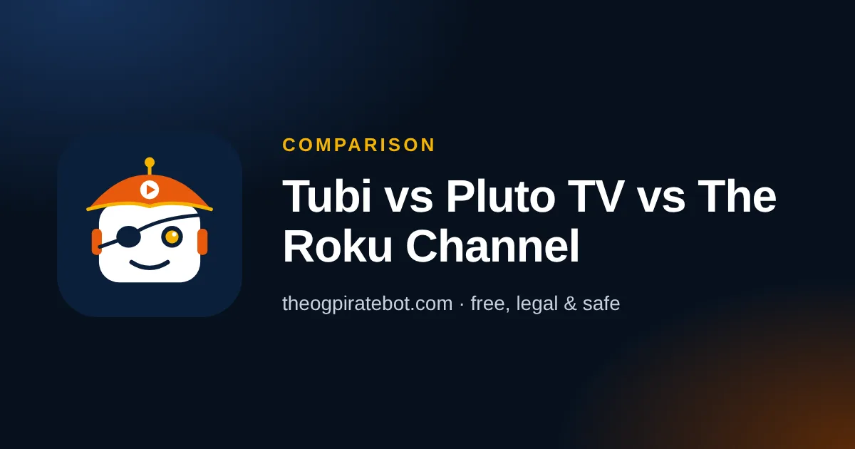 Tubi vs Pluto TV vs The Roku Channel comparison